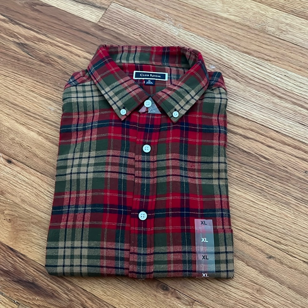 Men’s Flannel button down long sleeve  Shirt